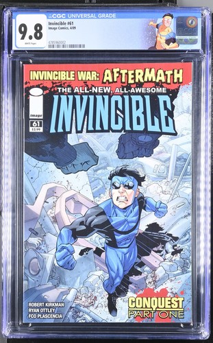 Invincible cgc 8 white - #61, 9.8
